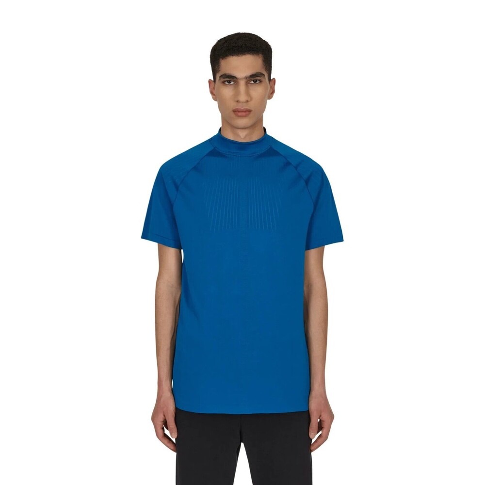 Nike Men Matthew Williams MMW NRG Mock Neck Top Blue Size Large DD9436-409 Shirt